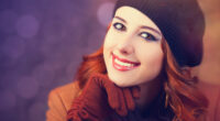 Portrait of a young redhead women